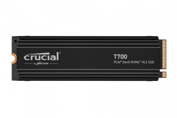 Crucial Dysk SSD T700 1TB M.2 NVMe 2280 PCIe 5.0 11700/9500 Radiator