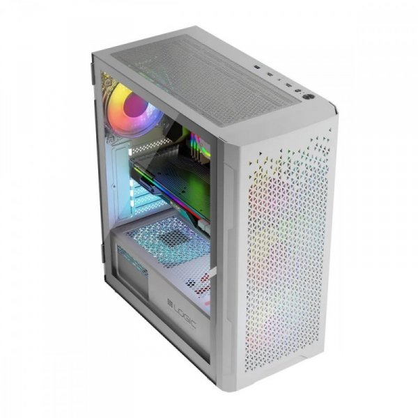 Logic Concept Obudowa Komputerowa Logic Aramis ARGB Midi USB 3.0 Biała