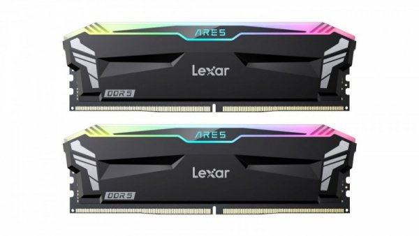 Lexar Pamięć DDR5 ARES RGB Gaming 32GB(2*16GB)/6800 czarna