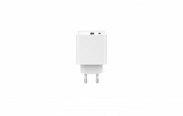 Gembird Ładowarka PowerDelivery USB-A USB-C 20W Biała
