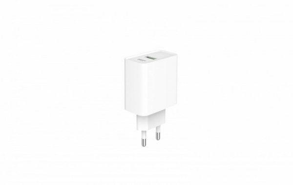 Gembird Ładowarka PowerDelivery USB-A USB-C 20W Biała