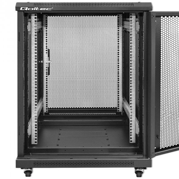 Qoltec Szafa RACK 19" | 15U | 600 x 600 x 855 | stalowa obudowa