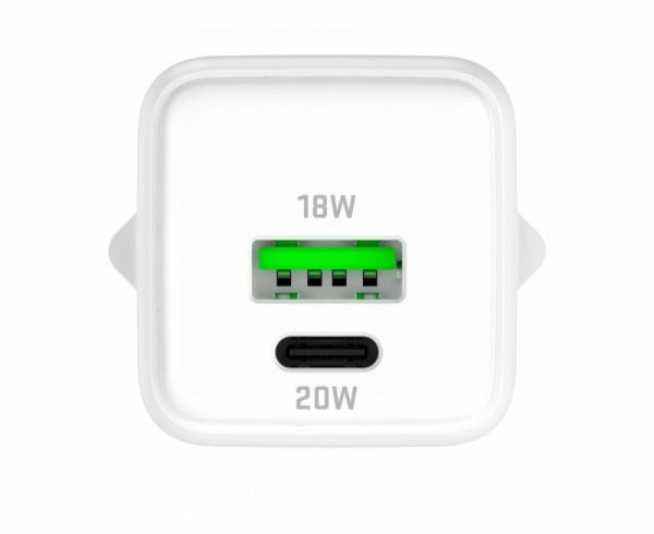 YENKEE Ładowarka sieciowa USB C/A 20W/18W 3A Power delivery 3.0 QC3.0