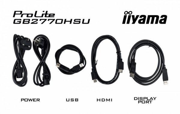 IIYAMA Monitor 27 cali GB2770HSU-B6 0.2ms,IPS,DP,HDMI,180Hz