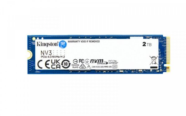 Kingston Dysk SSD NV3 2TB M.2 2280 PCI-e 4.0 NVMe 6000/5000