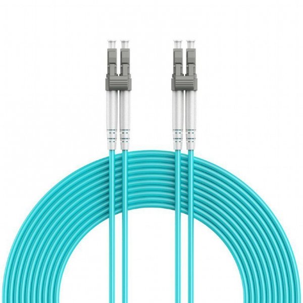 Gembird Kabel światłowodowy wielomodowy duplex OM4 50/125, LC/LC, 0.5m