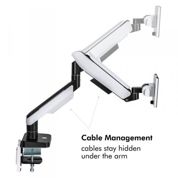 LogiLink Uchwyt do monitora,VESA 17-49 cali gazowy, max. 20kg