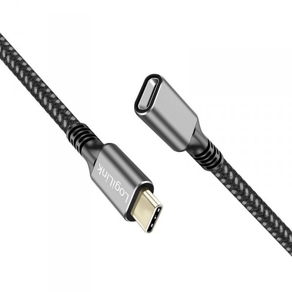 LogiLink Kabel USB3.2 gen2 TypeC do USB-C/F, PD, 1m