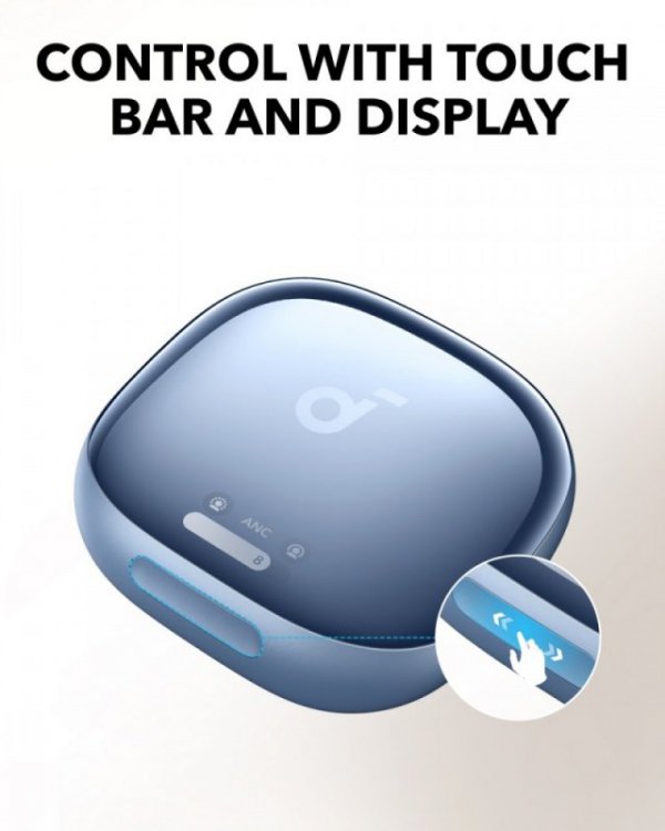 Anker Słuchawki bezprzewodowe Soundcore Liberty 4 PRO Bluetooth błyszczący błękit