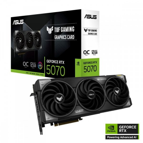 Asus Karta graficzna GeForce RTX 5070 OC TUF-RTX5070-O12G-GAMING