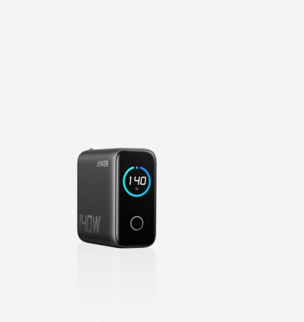 Anker Ładowarka sieciowa 140W PD3.1 kabel USB-C LED Czarna