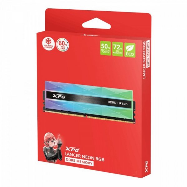 Adata Pamięć XPG Lancer NEON DDR5 6400 DIMM 32GB (2x16) CL32