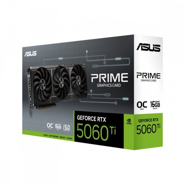 Asus Karta graficzna GeForce RTX 5060 Ti Prime OC 16GB GDDR7 128BIT 3DP/HDMI