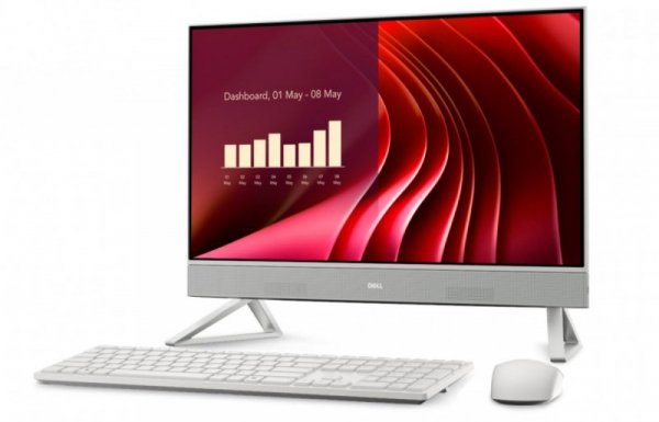 Dell Komputer Dell 24 All-in-One EC24250 Win 11 Pro i5-1334U/16GB/512GB SSD/23.8 FHD/Intel Iris Xe/Cam/WLAN + BT/Backlit Kb/3Y P