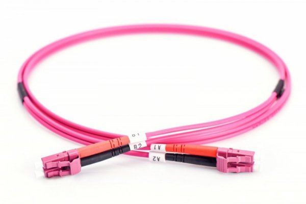 Digitus Patch cord światłowodowy FO LC-LC MM 50/125 OM4 duplex LSOH 2m