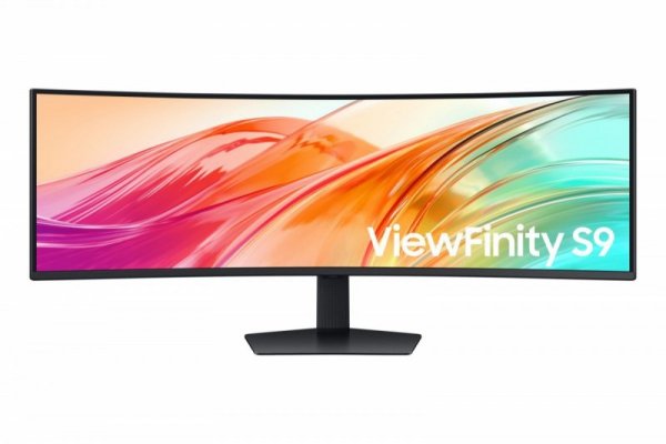 Samsung Monitor 49 cali ViewFinity S95UF VA 5120x1440 DQHD 32:9 2xHDMI 1xDP 1xUSB-C 1xUSB-B 3xUSB-A 5ms 120Hz zakrzywiony głośni