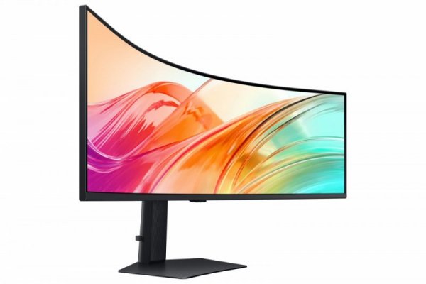 Samsung Monitor 49 cali ViewFinity S95UF VA 5120x1440 DQHD 32:9 2xHDMI 1xDP 1xUSB-C 1xUSB-B 3xUSB-A 5ms 120Hz zakrzywiony głośni
