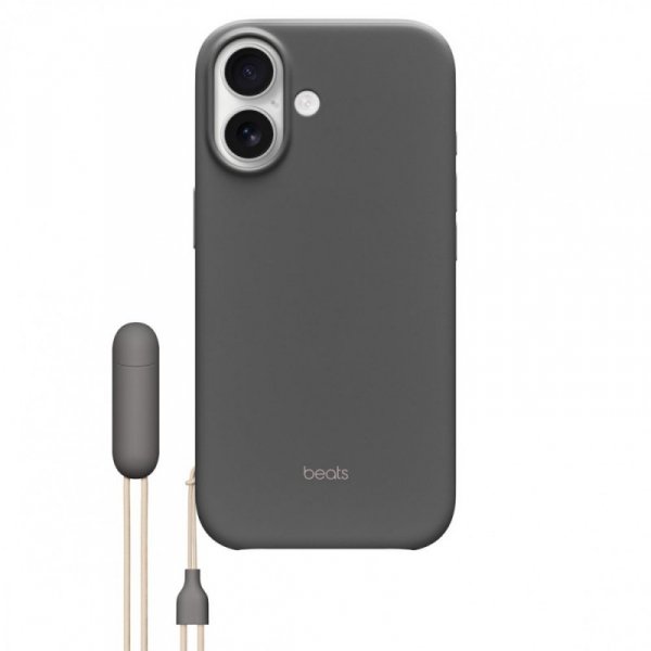 Apple Etui z podpórką Beats Kickstand zgodne z MagSafe i panelem Sterowanie aparatem do iPhonea 17 - szafirowy szary