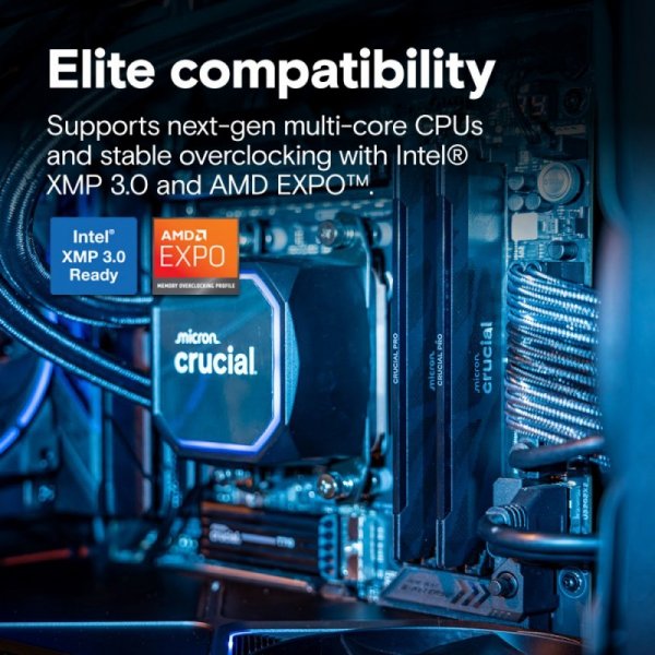 Crucial Pamięć DDR5 Pro OC 32/6400(2*16GB) CL32