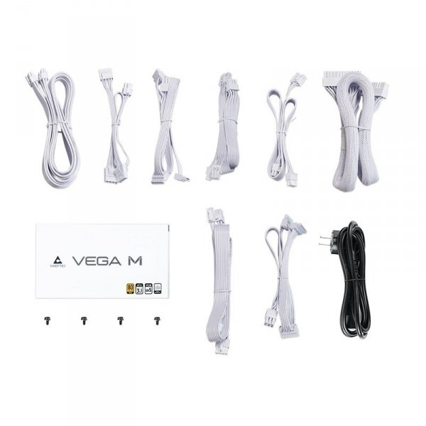 Chieftec Zasilacz PPG-750-CW VEGA M 750W 80+ GOLD Biały