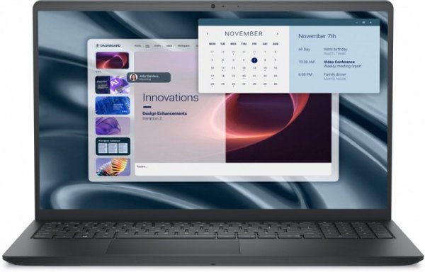 Dell Laptop Dell Pro 15 Essential PV15250 W11P i5-1334U|8GB|512GB|Intel UHD|FgrPr|WLAN+BT|15.6 FHD|BcklKb|3C|65W|3YPS Carbon Bla