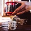 Cafflano Kompact Coffee Maker - Czerwony