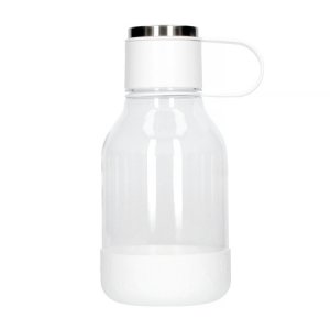 Asobu - Dog Bowl Bottle Tritan Biała - Butelka z miską dla psa 1,5L