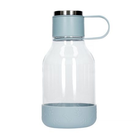 Asobu - Dog Bowl Bottle Tritan Niebieska - Butelka z miską dla psa 1,5L