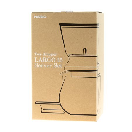 Hario Largo 35 Tea Dripper Server Set - Zaparzacz do herbaty z dzbankiem