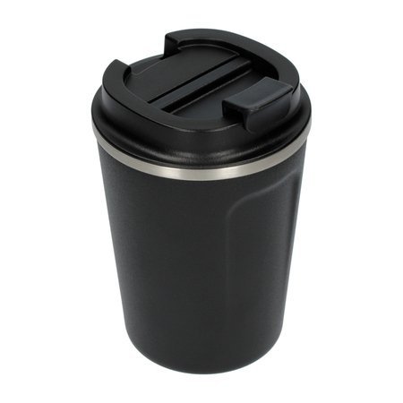 Asobu - Cafe Compact Czarny - Kubek termiczny 380 ml