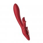 Wibrator- Vibrator silicone 2*8 vibration function Red