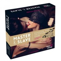 Gra erotyczna z akcesoriami - Master & Slave Bondage Game 