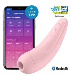Satisfayer Curvy 2+ Pink with App incl. Bluetooth and App