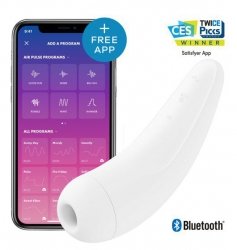 Satisfayer Curvy 2+ White with App incl. Bluetooth and App