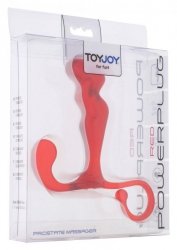 Plug/prostata-POWER PLUG PROSTATE MASSAGER RED