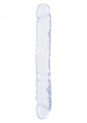 Dildo-DOUBLE DONG 12 TRANSPA JELLY