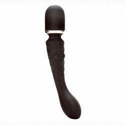 Masażer 2w1 - Bodywand Luxe 2-Way Wand Large Black