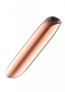 Stymulator-Rechargea<br />ble Powerful Bullet Vibrator USB 20 Functions - Gold 