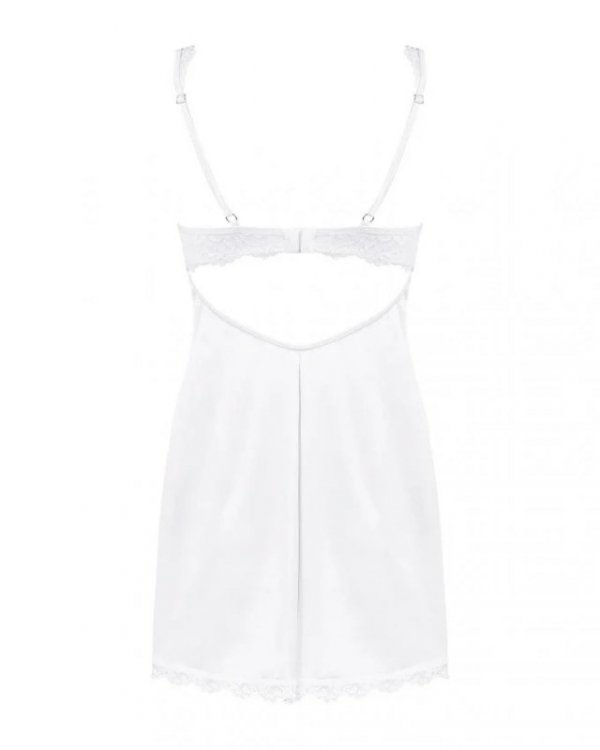 Bielizna-Amor Blanco koszulka i stringi biały  L/XL