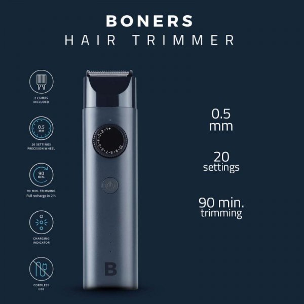 Boners Hair Trimmer Shaver – Precyzyjna Golarka Intymna | Oh, Paris!