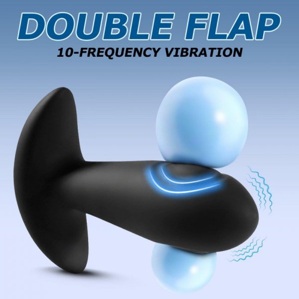Dual tapping anal plug
