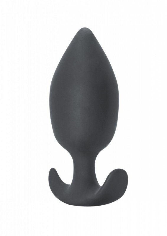 Plug-Anal plug with misplaced center of gravity Spice it up Insatiable Dark Grey