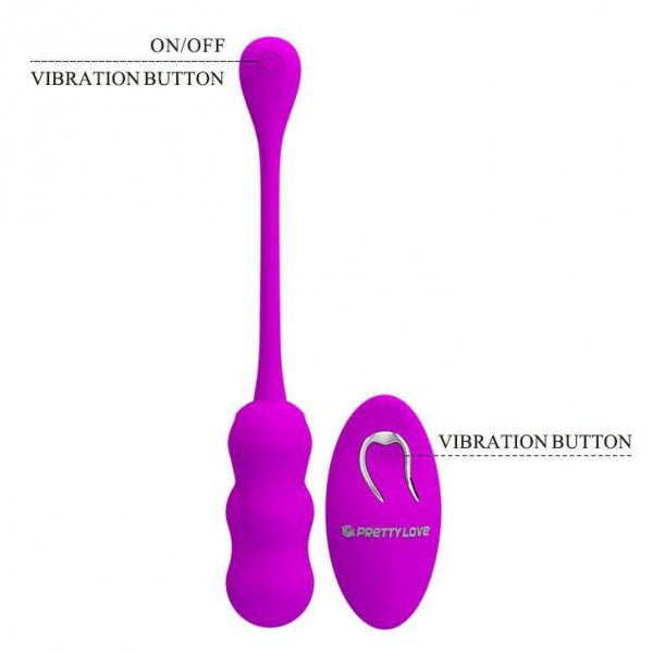 PRETTY LOVE -LESHY, 12 vibration functions Wireless remote control