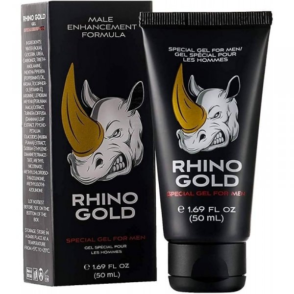 Rhino Gold gel żel powiększający penisa przedłużajacy erekcje 50ml