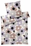 Elegante poszewka satyna Flowers flieder 2443 40x80, 80x80