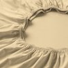 Prześcieradło zwirn-jersey topper z gumką Estella natur