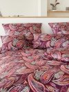 Elegante poszewka satyna Decoration wein-rot 2428 40x40, 40x80, 80x80