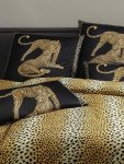 Elegante pościel bawełniana egipska Gepard Pair schwarz 2352 240x220