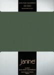 Janine prześcieradło elastic-jersey z gumką olivgrün
