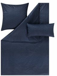 Estella schweizer satin Paul nachtblau 2174 155x200